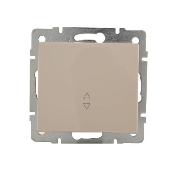 Выключатель проходной Lezard Rain кремовый 703-0388-105 Фото № 