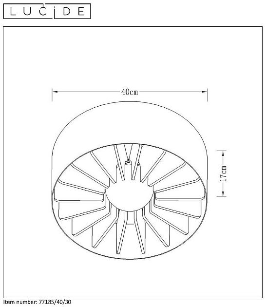 Потолочный светильник Lucide Zidane 77185/40/30 изображение 4 Потолочный светильник Lucide Zidane 77185/40/30 Фото № 4