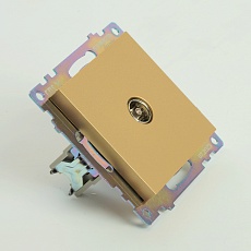 ТВ-розетка Stekker Катрин золото GLS00-7108-08 49228 2