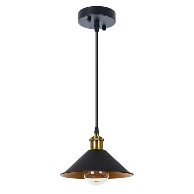 Подвесной светильник Arte Lamp Cappello A7037SP-1BK изображение Подвесной светильник Arte Lamp Cappello A7037SP-1BK Фото №