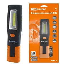 Переносной светодиодный фонарь TDM Electric ФП2 аккумуляторный 219х32 240 лм SQ0350-0050