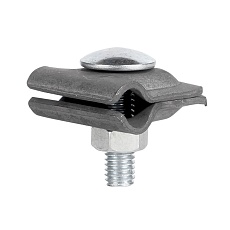 Зажим прута универсальный малый (пластина 30х30мм), HZ EKF PROxima lp-51510