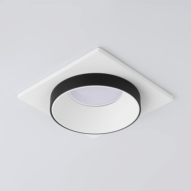 Встраиваемый светильник Elektrostandard 116 MR16 белый/черный a053345 Фото № 2