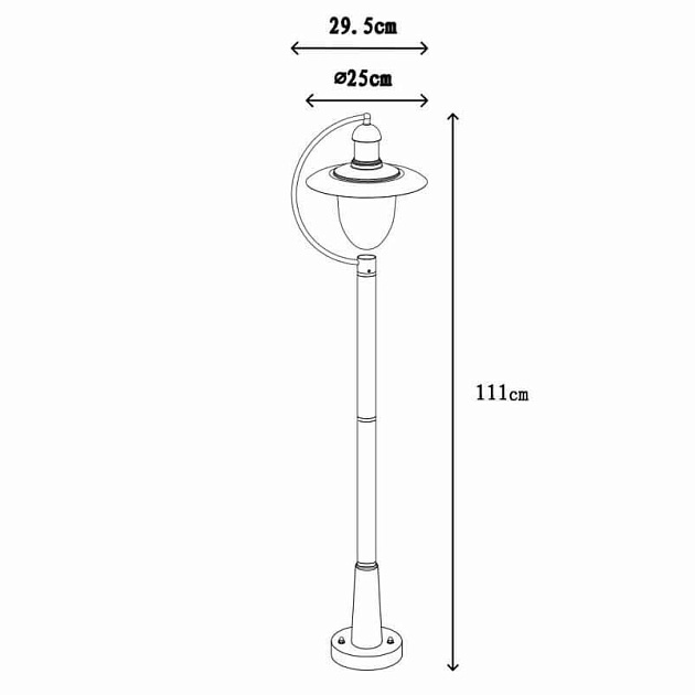 Уличный светильник Lucide Aruba 11873/01/97 Фото № 2