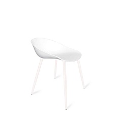 Барный стул Sheffilton SHT-ST19/S95-1 белый/белый муар 9932480002