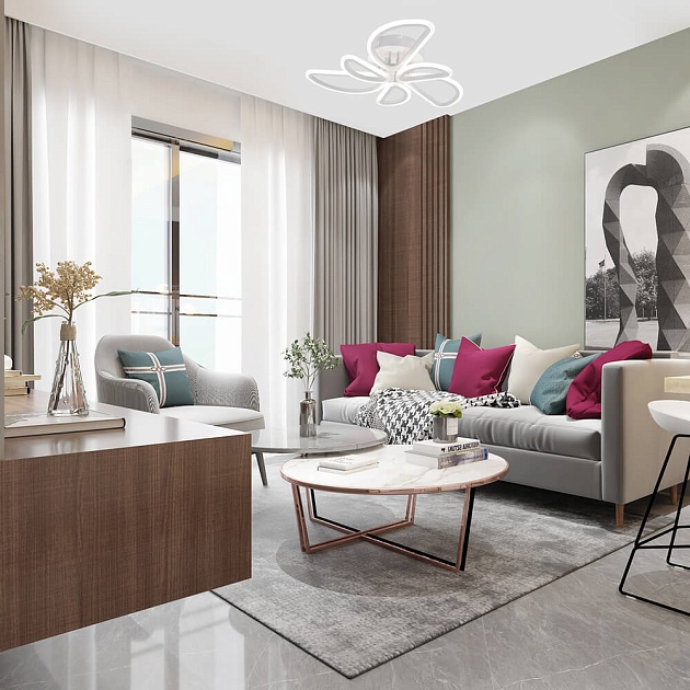 Потолочная люстра Escada ARCHER 10270/6LED изображение 3 Потолочная люстра Escada ARCHER 10270/6LED Фото № 3