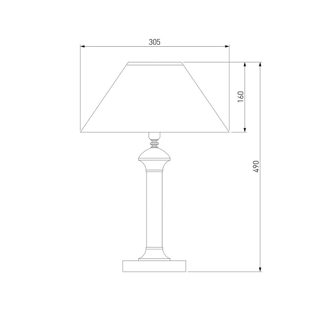 Настольная лампа Eurosvet Majorka 008 белый Фото № 5