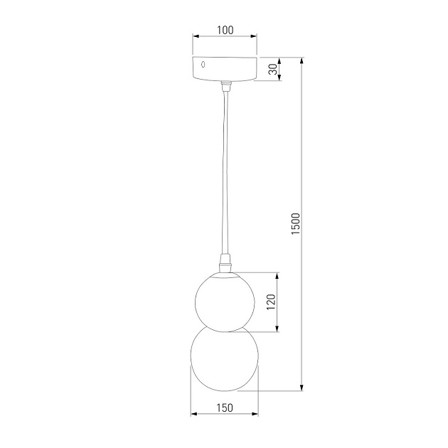 Подвесной светильник Eurosvet Polar 50251/1 LED серый Фото № 3