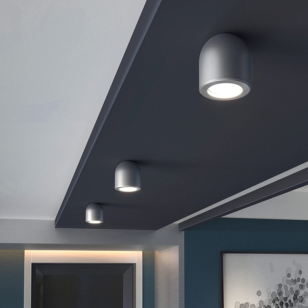 Потолочный светильник Elektrostandard Ogma DLN116 GU10 серебро a050674 изображение 5 Потолочный светильник Elektrostandard Ogma DLN116 GU10 серебро a050674 Фото № 5