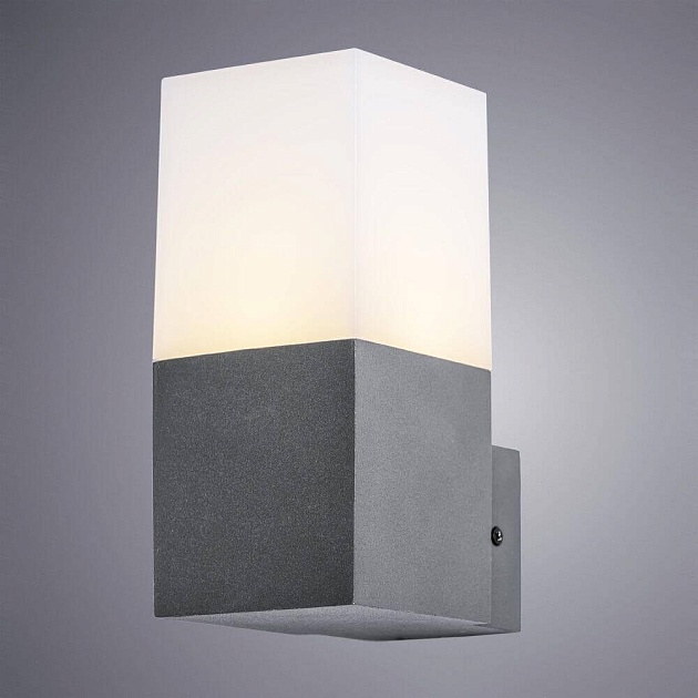 Уличный настенный светильник Arte Lamp A8372AL-1GY Фото № 3
