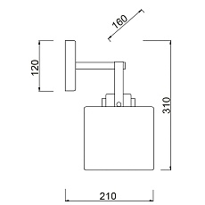Бра Vele Luce Ritmo VL6312W01 3