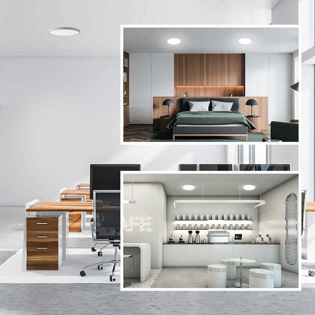 Потолочный светодиодный светильник Apeyron Spin 18-125 Фото № 14