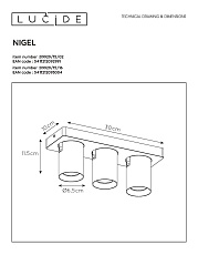 Спот Lucide Nigel 09929/15/02 1