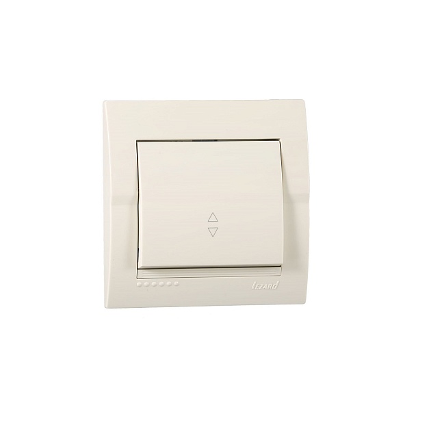 Выключатель проходной Lezard Deriy кремовый 702-0303-105 изображение Выключатель проходной Lezard Deriy кремовый 702-0303-105 Фото №