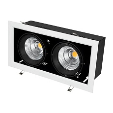 Встраиваемый светодиодный светильник Arlight CL-Kardan-S375x190-2x25W Day4000 027927