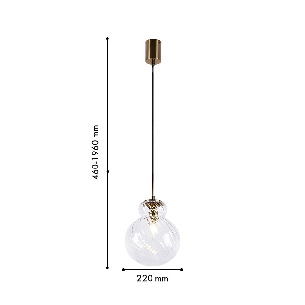 Подвесной светильник Favourite Ortus 4267-1P Фото № 2
