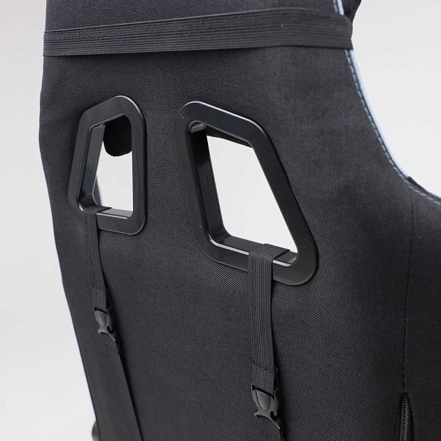 Игровое кресло AksHome Savage голубой + черный, ткань 83773 Фото № 4