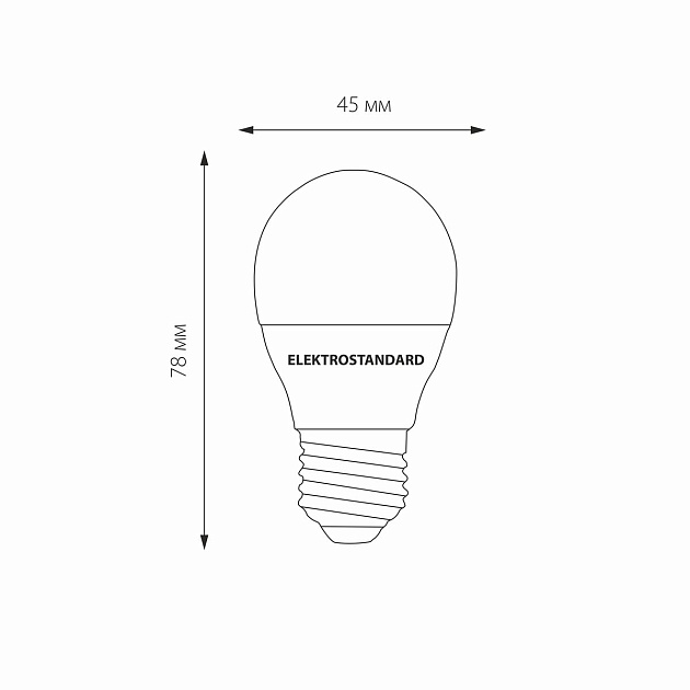 Лампа светодиодная Elektrostandard E27 7W 6500K матовая a048667 изображение 2 Лампа светодиодная Elektrostandard E27 7W 6500K матовая a048667 Фото № 2
