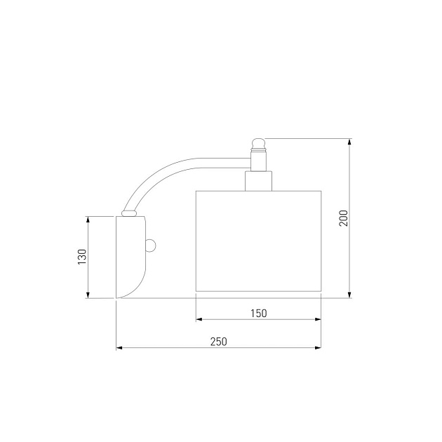 Бра Eurosvet 60080/1 сатин-никель Фото № 2