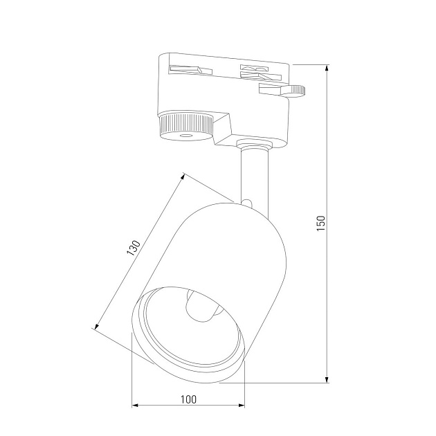 Трековый светильник TK Lighting 4497 Tracer Graphite Black1 Фото № 3