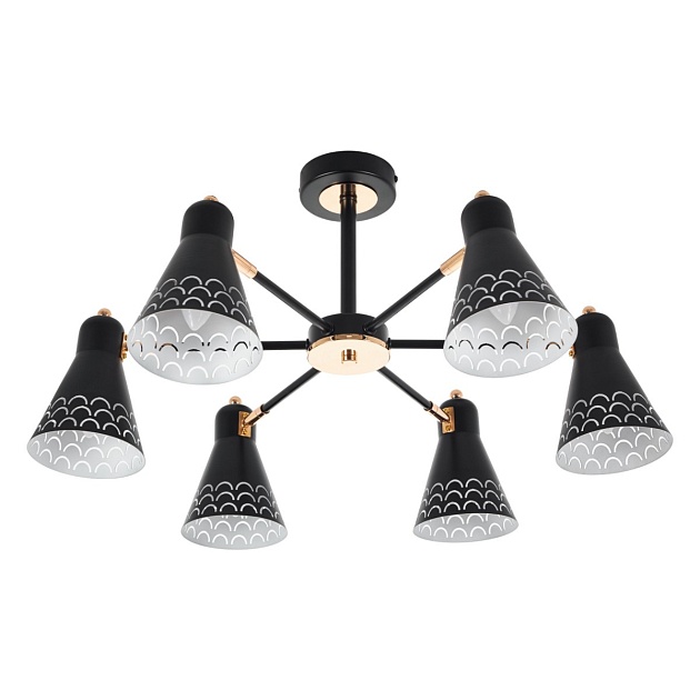 Потолочная люстра MyFar Chilly MR1531-6C изображение 6 Потолочная люстра MyFar Chilly MR1531-6C Фото № 6