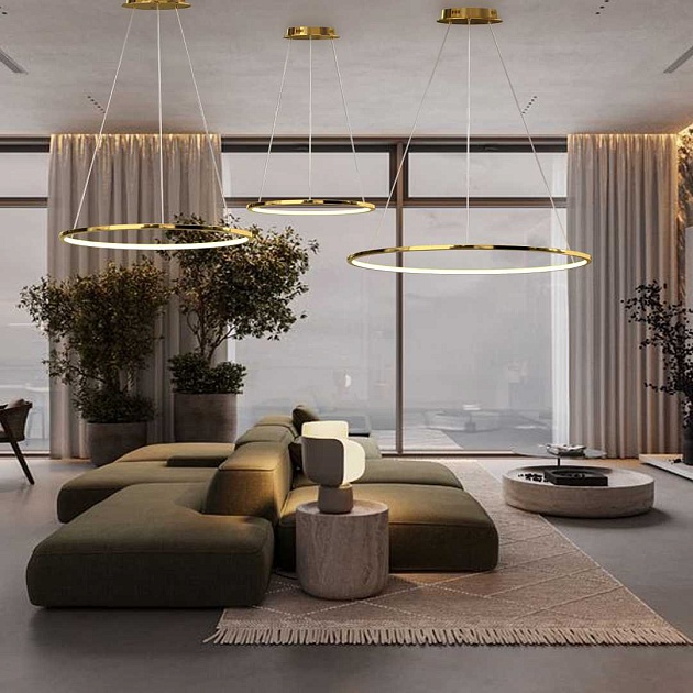 Подвесной светодиодный светильник Milosh Tendence Kosmina 0838CL-25GD Фото № 2