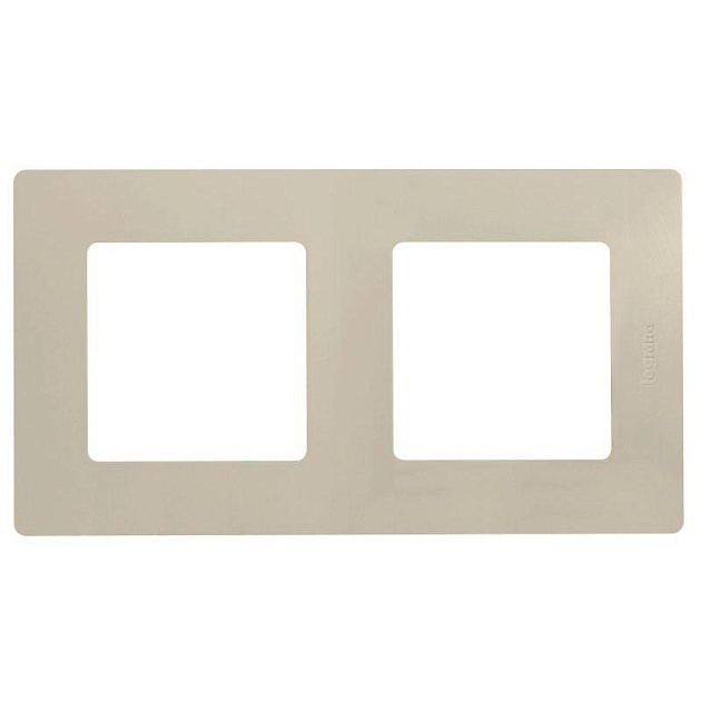 Рамка 2-постовая Legrand Etika слоновая кость 672512 изображение Рамка 2-постовая Legrand Etika слоновая кость 672512 Фото №