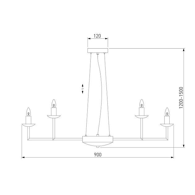 Подвесная люстра Eurosvet Cariso 60150/18 латунь изображение 2 Подвесная люстра Eurosvet Cariso 60150/18 латунь Фото № 2