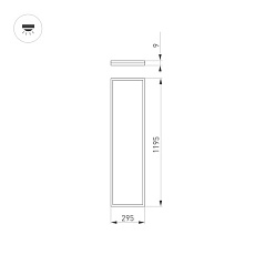 Встраиваемая светодиодная панель Arlight DL-Intenso-S300x1200-40W Day4000 036236 1