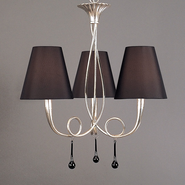 Подвесная люстра Mantra Paola Painted Silver 3532 Фото № 3