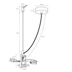 Соединитель с блоком питания Mantra Hanok 7553 1