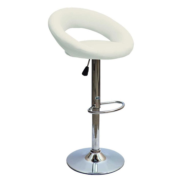 Барный стул AksHome Rosa белый, экокожа 30209 изображение Барный стул AksHome Rosa белый, экокожа 30209 Фото №