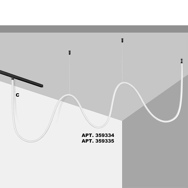 Трековый светодиодный светильник Novotech Ramo Konst 359335 изображение 3 Трековый светодиодный светильник Novotech Ramo Konst 359335 Фото № 3