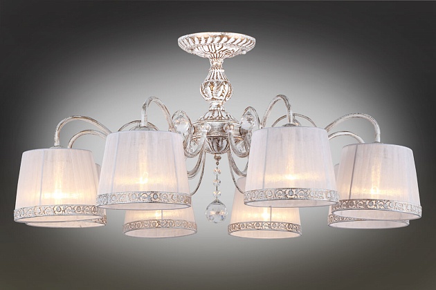 Потолочная люстра Omnilux Campovaglio OML-54107-08 изображение 2 Потолочная люстра Omnilux Campovaglio OML-54107-08 Фото № 2