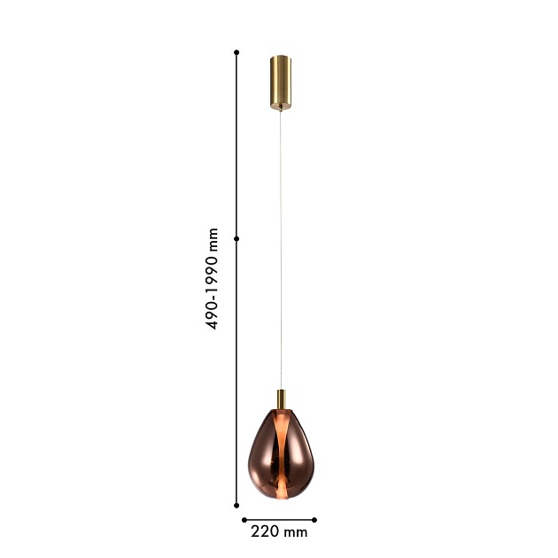 Подвесной светодиодный светильник Favourite Hopper 4256-2P Фото № 2