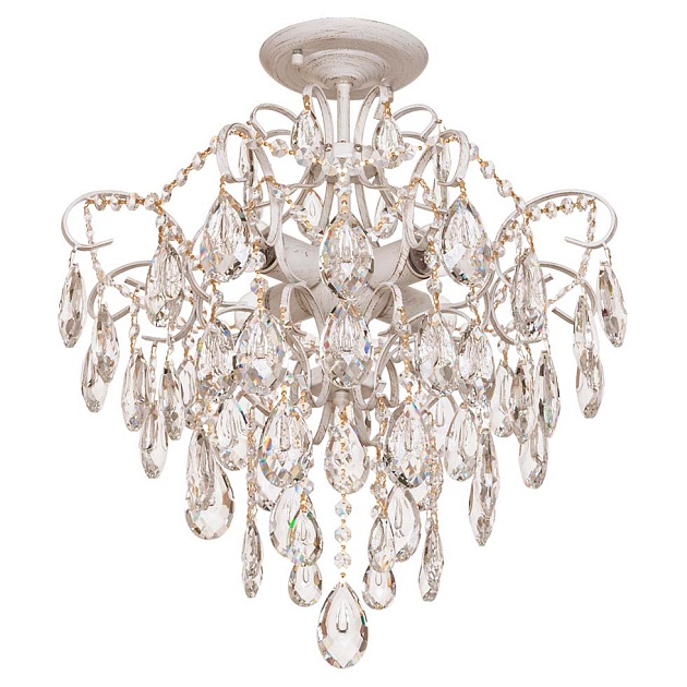 Потолочная люстра ЭкономСвет 33068/4WG+WT изображение Потолочная люстра ЭкономСвет 33068/4WG+WT Фото №