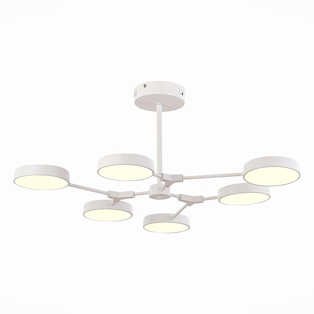 Потолочная светодиодная люстра Evoluce Monta SLE6003-502-06 изображение 3 Потолочная светодиодная люстра Evoluce Monta SLE6003-502-06 Фото № 3