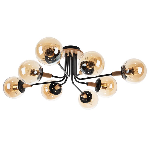 Потолочная люстра Arte Lamp Oxford A2716PL-8BK Фото № 