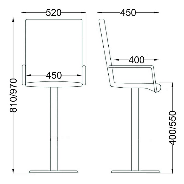 Поворотное кресло AksHome Rosio белый, экокожа 45373 Фото № 2