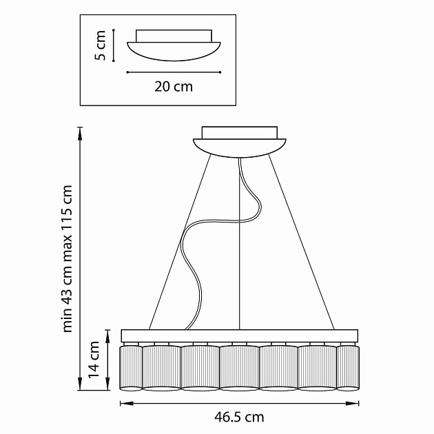 Подвесная светодиодная люстра Lightstar Nibbler 812126 Фото № 2