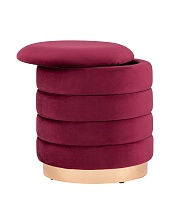 Пуф Stool Group Франсис велюр винный vd-fransis-b16 1