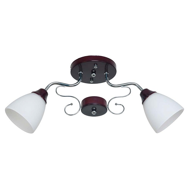 Потолочный светильник ЭкономСвет 50640/2CR+BR WT изображение Потолочный светильник ЭкономСвет 50640/2CR+BR WT Фото №