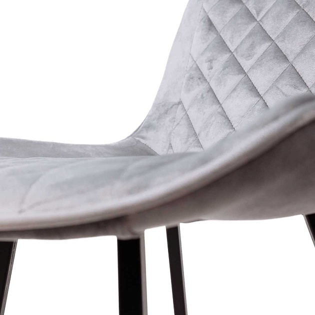 Барный стул AksHome Leros светло-серый, велюр 81473 изображение 7 Барный стул AksHome Leros светло-серый, велюр 81473 Фото № 7