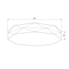 Потолочный светильник TK Lighting 4223 Kantoor Graphite 1