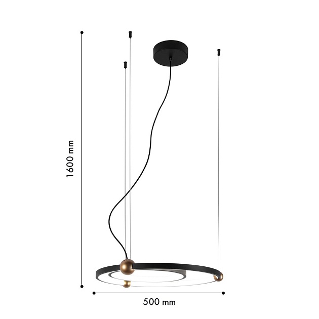 Подвесной светодиодный светильник Favourite Tornado 4569-1P изображение 2 Подвесной светодиодный светильник Favourite Tornado 4569-1P Фото № 2