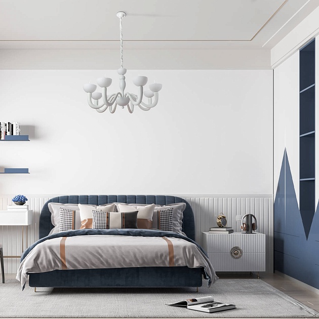 Подвесная люстра Divinare Bianca 7091/01 LM-8 изображение 7 Подвесная люстра Divinare Bianca 7091/01 LM-8 Фото № 7