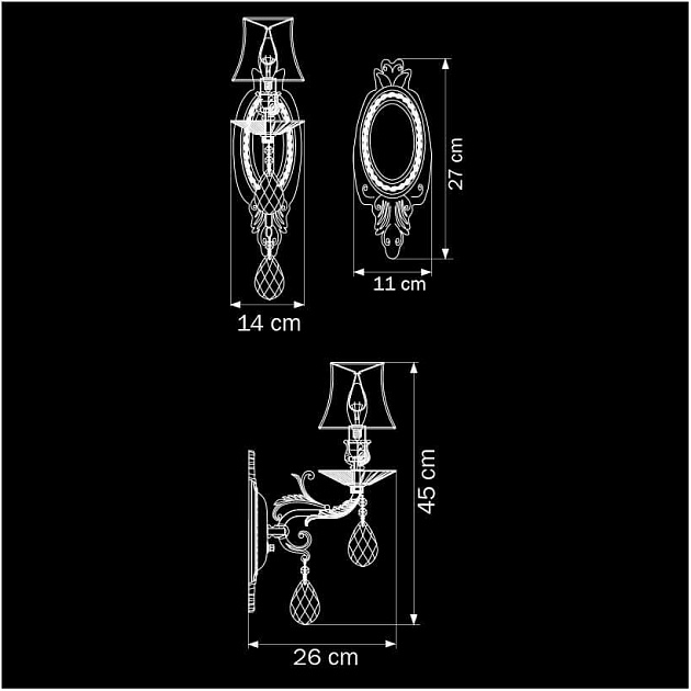 Бра Osgona Fiocco 701611 Фото № 3