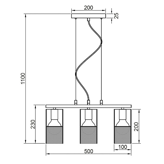 Подвесной светильник Vele Luce Callisto VL6442P03 изображение 4 Подвесной светильник Vele Luce Callisto VL6442P03 Фото № 4