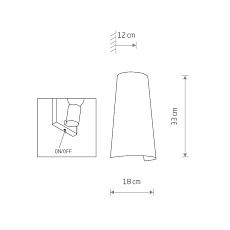 Настенный светильник Nowodvorski Faro II 8041 1