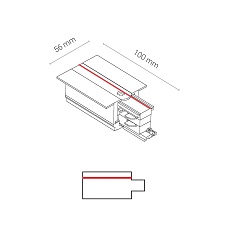 Ввод питания левый Nowodvorski Ctls Power 8235 1